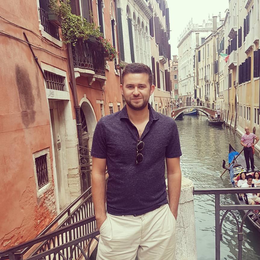 Chris in Venice